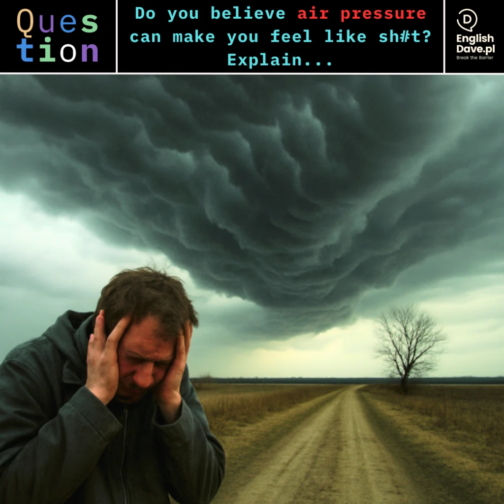 Temat lekcji o ciśnieniu atmosferycznym i samopoczuciu